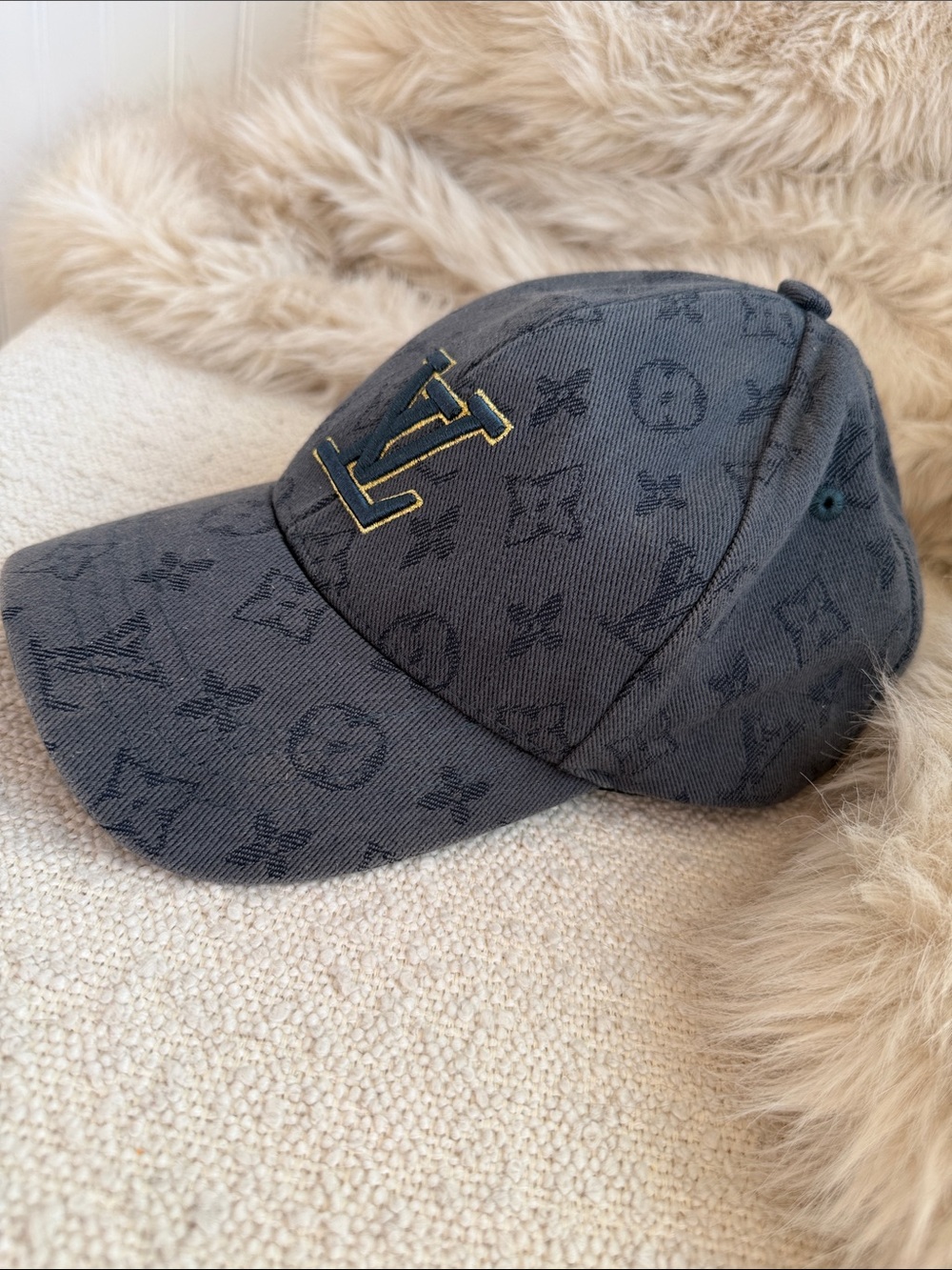 Monogram Baseball Fashion Cap - Picture 2 of 4
